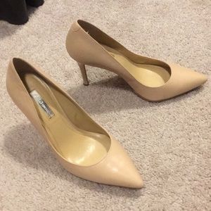 Nude BCBG pumps